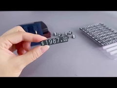 $3-10-7.5 Jewellery price cubes White and Black