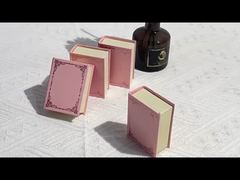 Ultra-fiber Vintage Book-style Mini Ring Box