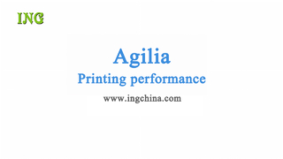 4 Agilia - Printing performance