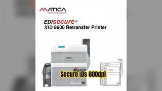 Matica Xid8600 Secure ID Card Printer 600dpi